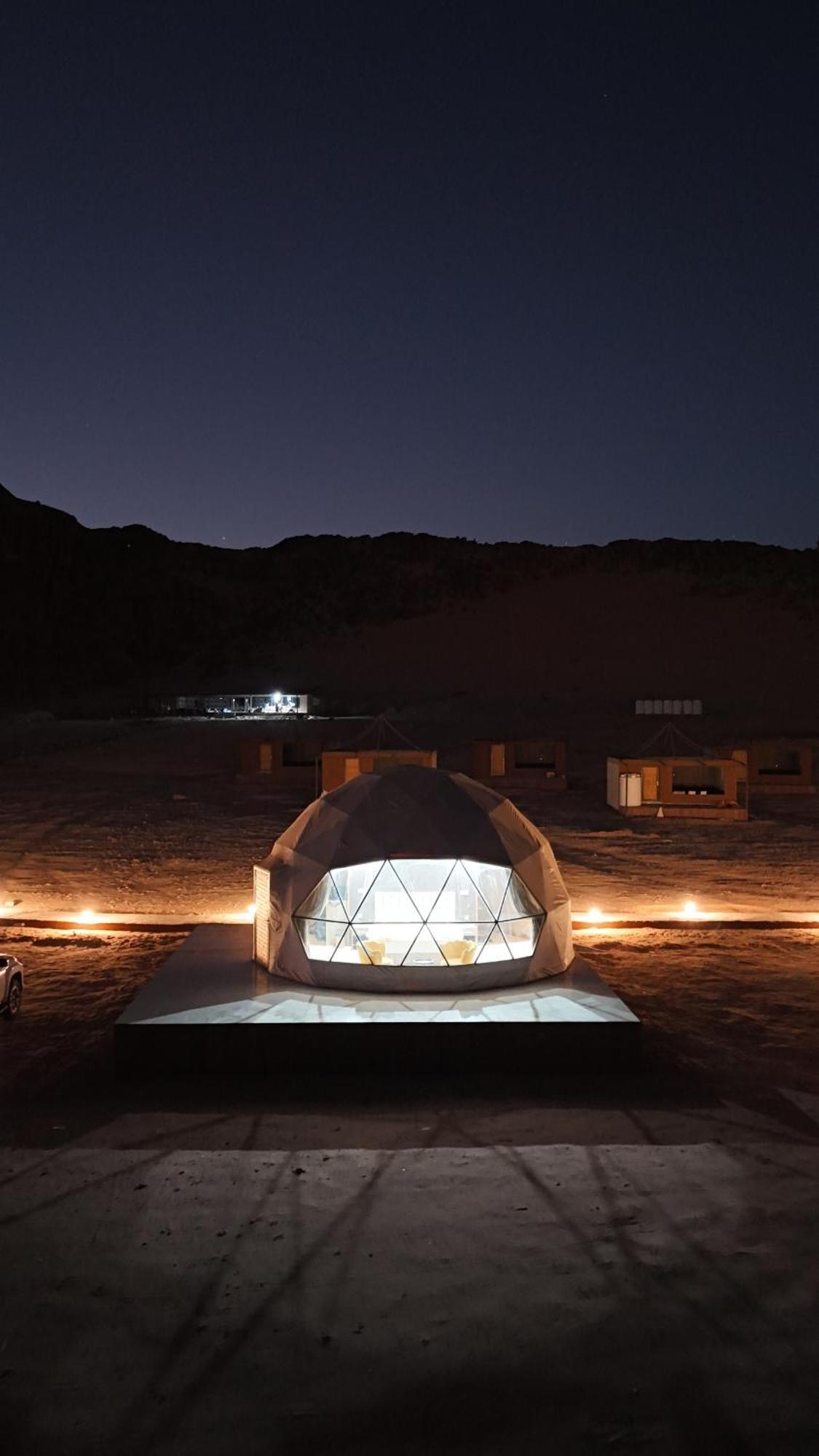 וואדי רם Rum Crystal Luxury Camp מראה חיצוני תמונה